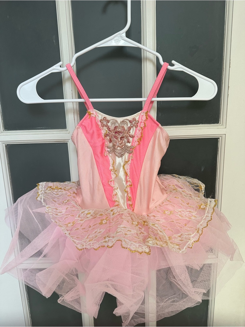 Girls Pink Ballet Tutu Costume, size SC